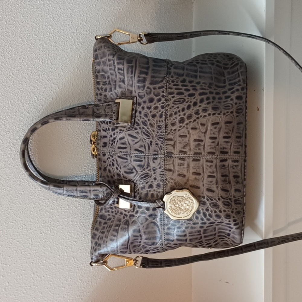 Vince Camuto Jackie Croc Satchel - Picture 2 of 13